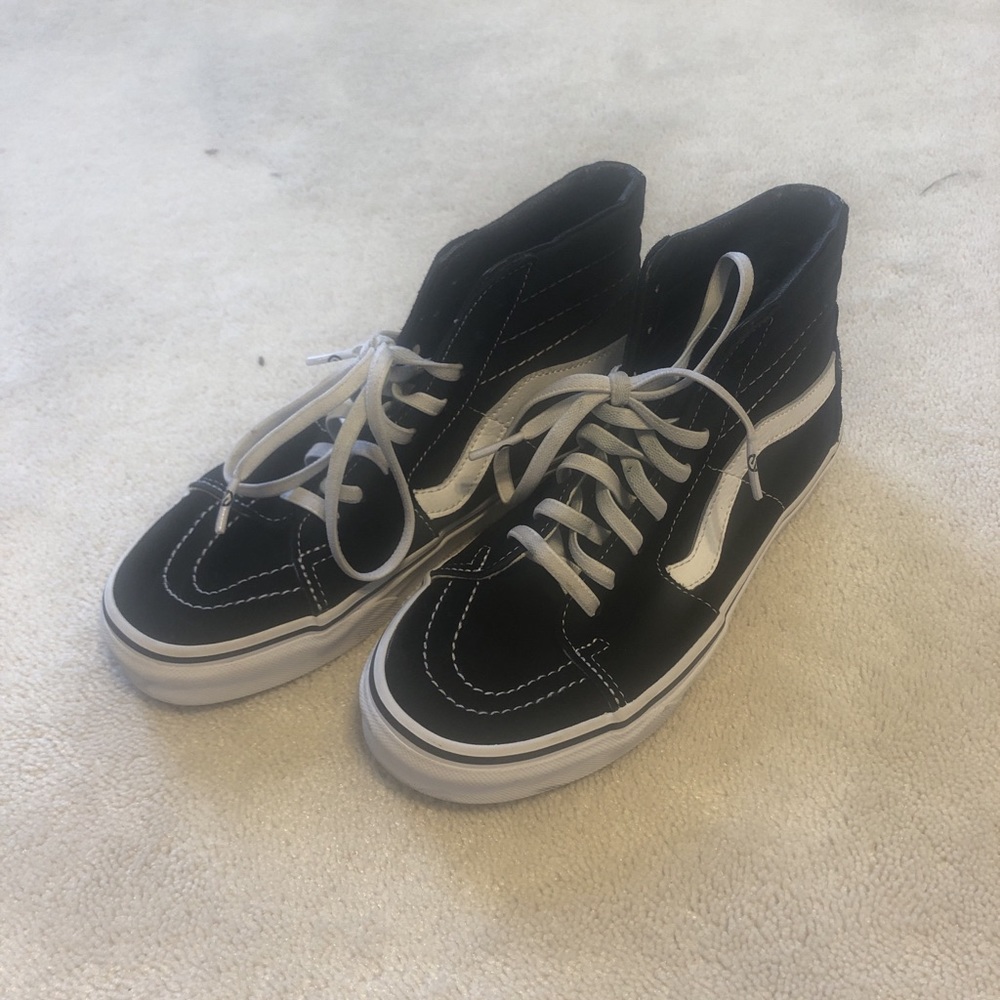 Black high top vans